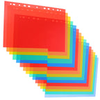 20 Index Dividers A4 11 Hole PP Notebook Tabs Separators Binder Divider Detachable Binder Dividers File Folders