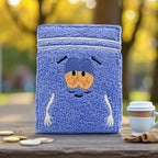 South Park Towel Wallet, Anime Embroidery Billfold, Women's Cartoon Bag/