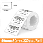 Mini Label Maker P50 Inkless Thermal Label Printer Adhesive Sticker Printer Similar as M110 Marklife P50 E210 or 1PK Label Tape