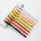 4/8pcs Colors Erasable Gel Pens with Erase Ink Cute Animal Pen Colours 0.5mm/0.7mm Tip Fine Ballpoint Pen for School Office Gift