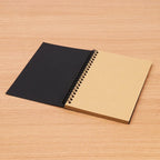 A5/A6 Spiral Sketchbook Blank Notebook 50 Sheets Kraft Paper Hardcover for Students Graffiti/Painting School Stationery Supplies