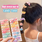 20-50 Pieces/Set Rubber Band for Children Cartoon Hair Band New Sweet Baby Hair Rope Hair Accessories No packaging