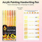 Languo 90 Colors Painting Acrylic Gel Pens Large Capacity Ink Pen for Drawing Diary Diy Coloring Doodling Painting Art Supplies