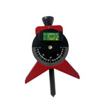 Pipe Center Finder, Pipefitter Tools W/Magnetic Centering Head Y-Type Pipe Fitting Tools W/Adjustable Dial Bubble Protractor