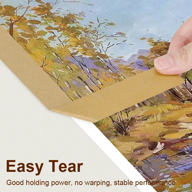 23M Biodegradable Eco Friendly Kraft Paper Tape Brown Wet Water Activated Reinforced Gummed Adhesive Tape for Painting Fixed
