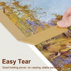 23M Biodegradable Eco Friendly Kraft Paper Tape Brown Wet Water Activated Reinforced Gummed Adhesive Tape for Painting Fixed