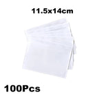 100pcs Clear Self-Adhesive Shipping Label Sleeves 4.5" x 5.5" - Waterproof Mailing Envelopes, Top Loading Packing List