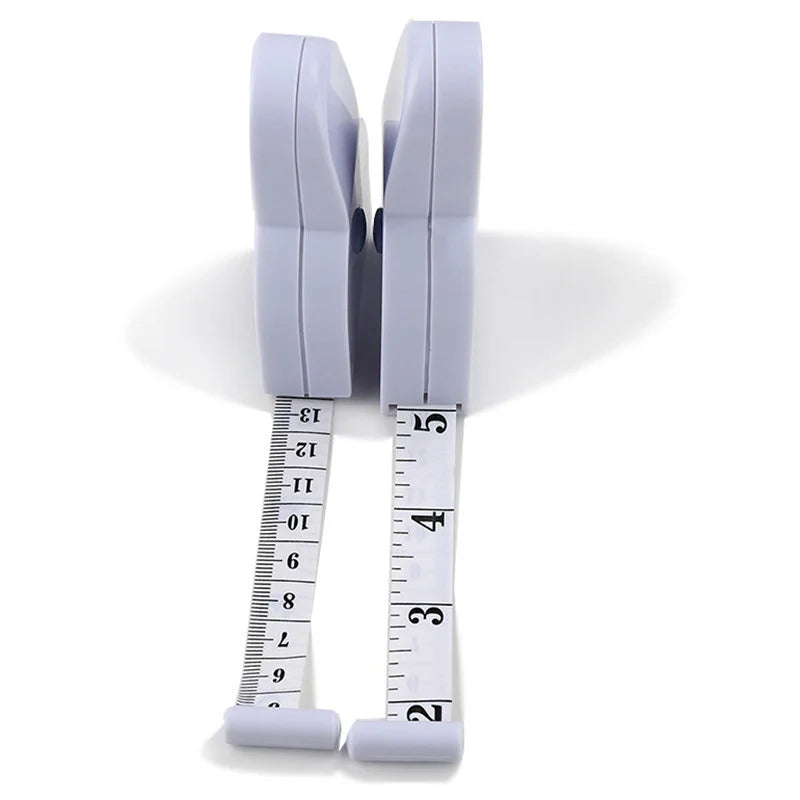 Self-tightening Body Measuring Tape Ruler 150cm/60 Inch Sewing Tailor Dressmaking Measure Ruler Meter Film for Waist Chest Legs
