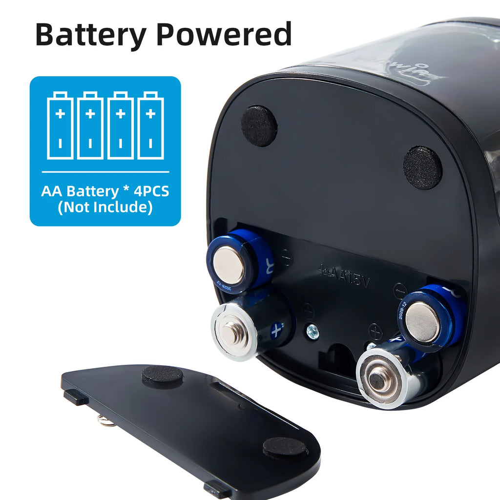 Tenwin Automatic Electric Pencil Sharpener  mini Usb Dual power Sharpener supply School Students Stationery for 6-12mm pencil