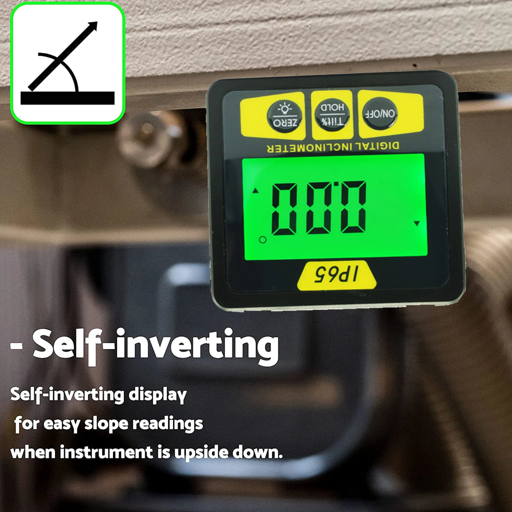 360° IP65/IP54 Digital Protractor Electronic Goniometer Inclinometer Digital Level With Magnetic Base
