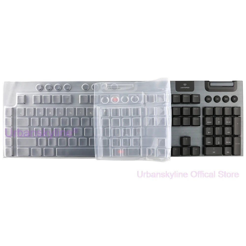 Keyboard Cover for Logitech G813 G913 TKL G915 TKL for Logi Mechanical Protective Protector Skin Case Clear Silicone