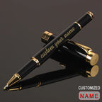 Customize Gold Color Text Gel Pens Engraving Metal Pretty School Student Supplies Office Accessories Writing Stationery 2025