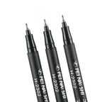 6 Pcs Erasable Whiteboard Pen 0.5/1.0mm Fine Point Black/Blue/Red Ink Blackboard Marker School Office Art Writing Stationery