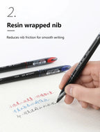 3/6pcs Japan Uniball Gel Pen AIR Straight Liquid Signature Pen UBA-188 Black Technology 0.5/0.7mm Free Writing School Supplies