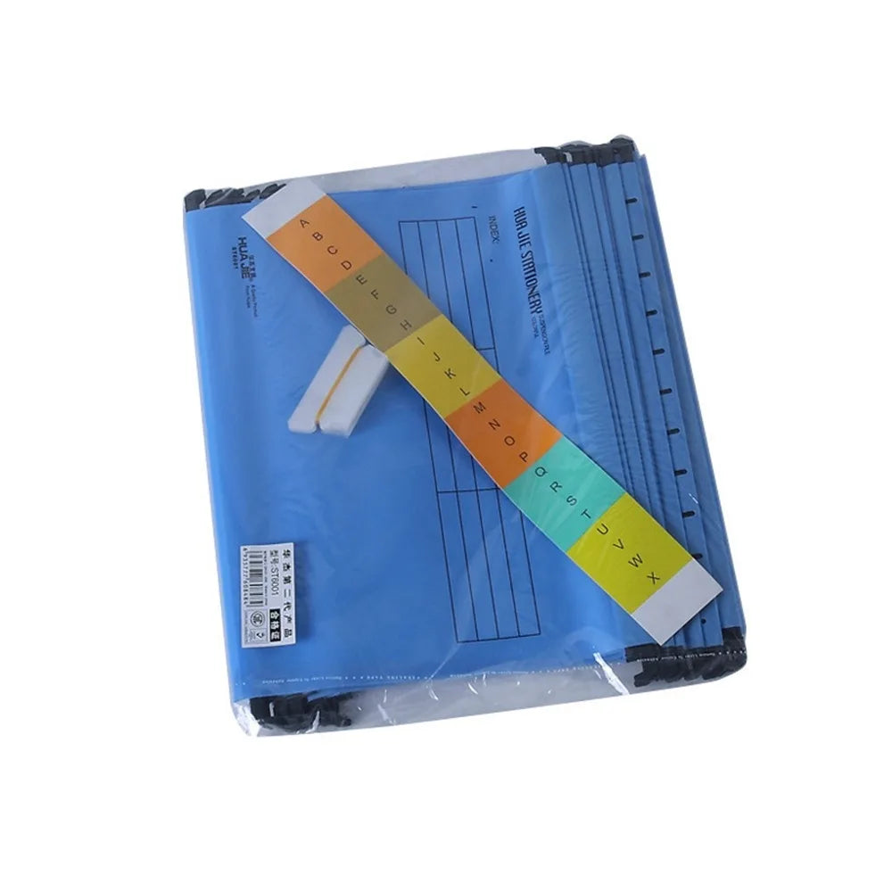 PVC A4 Quick Labor Folder New Suspended Type with Hook Filing Cabinet Dividers A4 Color Random Hanging File Folders School