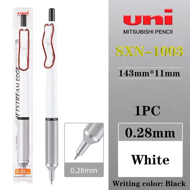 Uni SXN-1003 JETSTREAM EDGE Ballpoint Pens Ultra-fine Luxury Men's Pen, Small-word Annotations Fine Writing Japanese Stationery