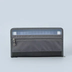 Small Accordion A6 File Organizer with Safe Zipper, 13 Pocket Expanding File Folder with Front Pencil Pouch