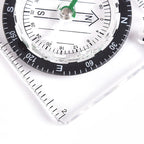 Hot Sale 1pc Outdoor Hiking Camping Compass Map Scale Ruler Multifunctional Equipment