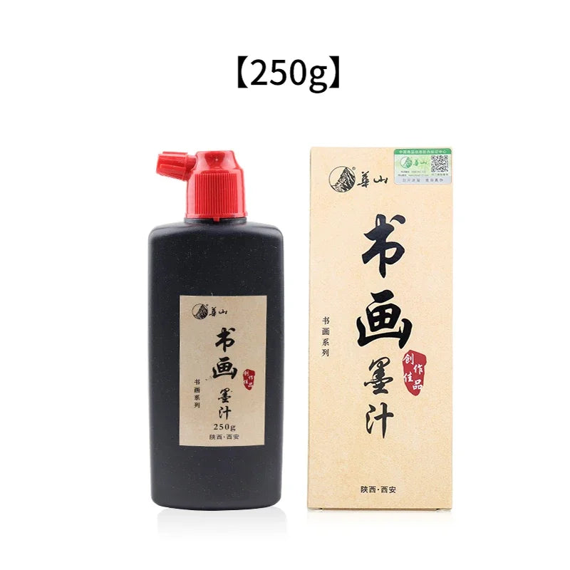 Professioanl Sumi Liquid Ink 100ml / 200ml / 500ml for Traditional Calligraphy and Brush Painting Chinese Ink Writing Artworks