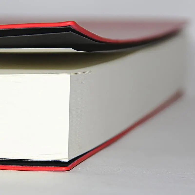 640 Page Horizontal Line/Grid /Blank Thick Business Notebook A4/A5 School Waterproof Leather Office Stationery Diary Notebook