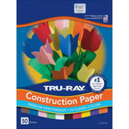 P103031 Colored Craft Construction Paper, 10 Basic Colors, Total 50 Pages