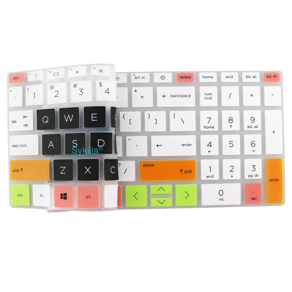 Keyboard Cover for HP Laptop 15 15t 15-fd 15-fc 15-ef 15-dw 15-dy 15g 15q 15s 15z Essential Silicone Protector Skin Film Case