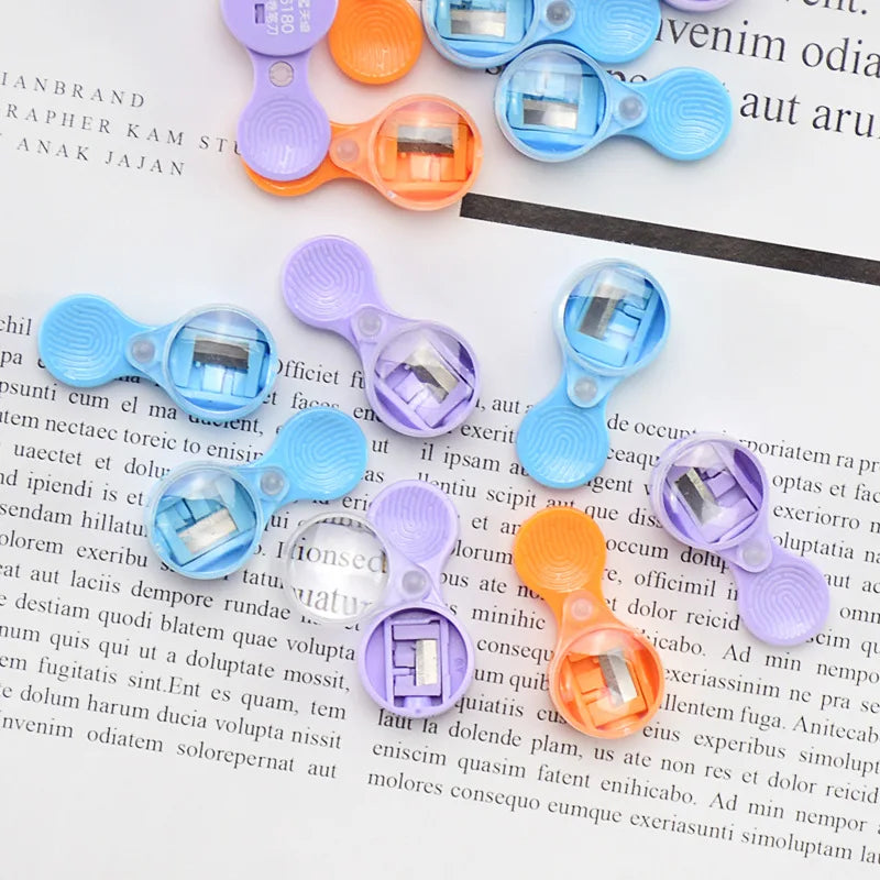 Mini 2.0mm Mechanical Pencil Sharpener Set Thick Pencil Lead Multicolour Sharpener School Supplies Tools Korean Stationery Gifts