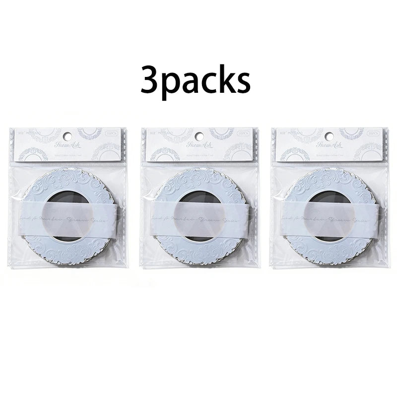 Mr.Paper 3 Packs Embossed Hollow Frame Paper Card Stock, Vintage Ornate Decorative Frames for Scrapbooking & Journaling Photo