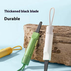 Magnetic Mini Box Cutter, Retractable Blade Paper & Letter Opener, Durable ABS for Office & Home Use