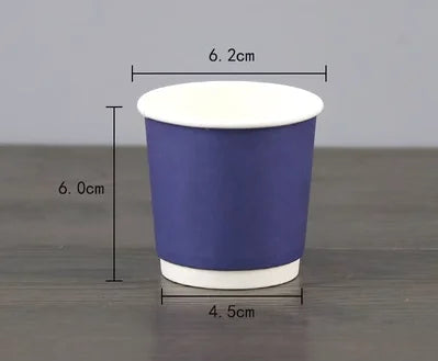 100pcs/pack 4oz 100ml Disposable Paper Cup Espresso Cup  Coffee Cup High Quality Double layer Paper Cup