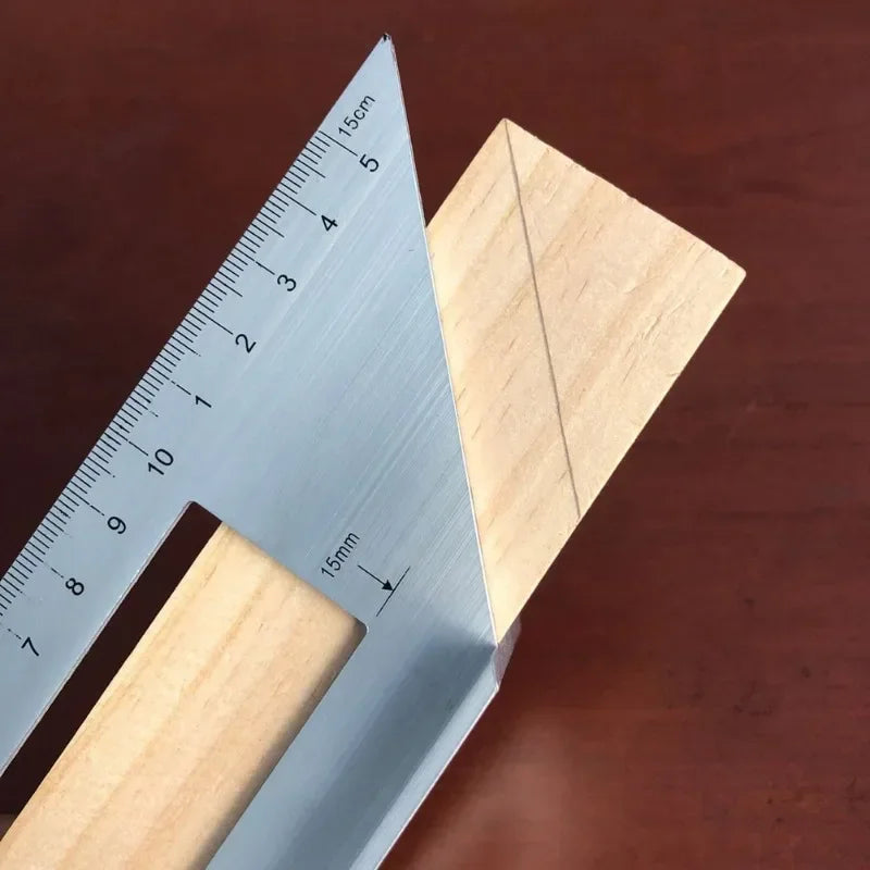Multifunctional Square 45/90 Degree Gauge Angle Ruler Measuring Woodworking Tool