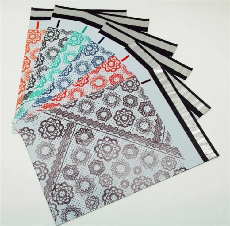 Poly Mailer Adhesive Envelope Courier Print Bag DIY Lady Panties Dress T-shirt Wedding Xmas Gift Box Packaging Pouches