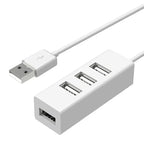 Multi USB 2.0 Hub USB Splitter Power Adapter 4 Port All In One High Speed Hub for PC Windows Computer Accessories