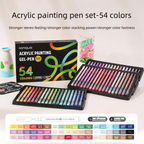 Languo 90 Colors Painting Acrylic Gel Pens Large Capacity Ink Pen for Drawing Diary Diy Coloring Doodling Painting Art Supplies