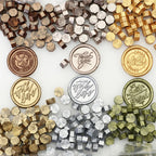 100pcs/bag Octagonal Sealing Wax Beads for Wax Stamps is Suitable for Wedding Invitations, Envelope Cards, Christmas Gift