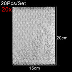 20-100pcs 15x20cm Bubble Mailers Plastic Wrap Envelope White Packing Bags Clear Shockproof Shipping Packaging Bag Film Wholesale