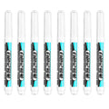 0.7/1.0/1.5/3.0mm White Marker Pens Oily Waterproof Permanent Paint Markers For Wood Plastic Leather Glass Stone Metal Supplies