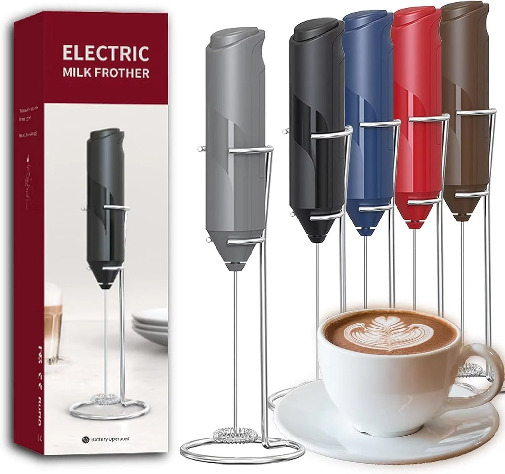 Wireless Electric Coffee Frother, Portable Stirrer, Battery Powered Mini Frother, Egg Beater, Cream Frother