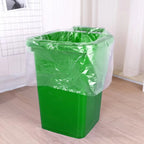 100Pcs Large Durable Waste Garbage Bag White Transparent Thickened Garbage Bags Outdoor Restaurant Kitchen Disposable Trash Bags