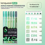 Languo 6/24/36/54/72/90 colors Acrylic Painting Handbook Pens Multi-Color Gel Pen Student Neutral Pen Writing Marker Stationery