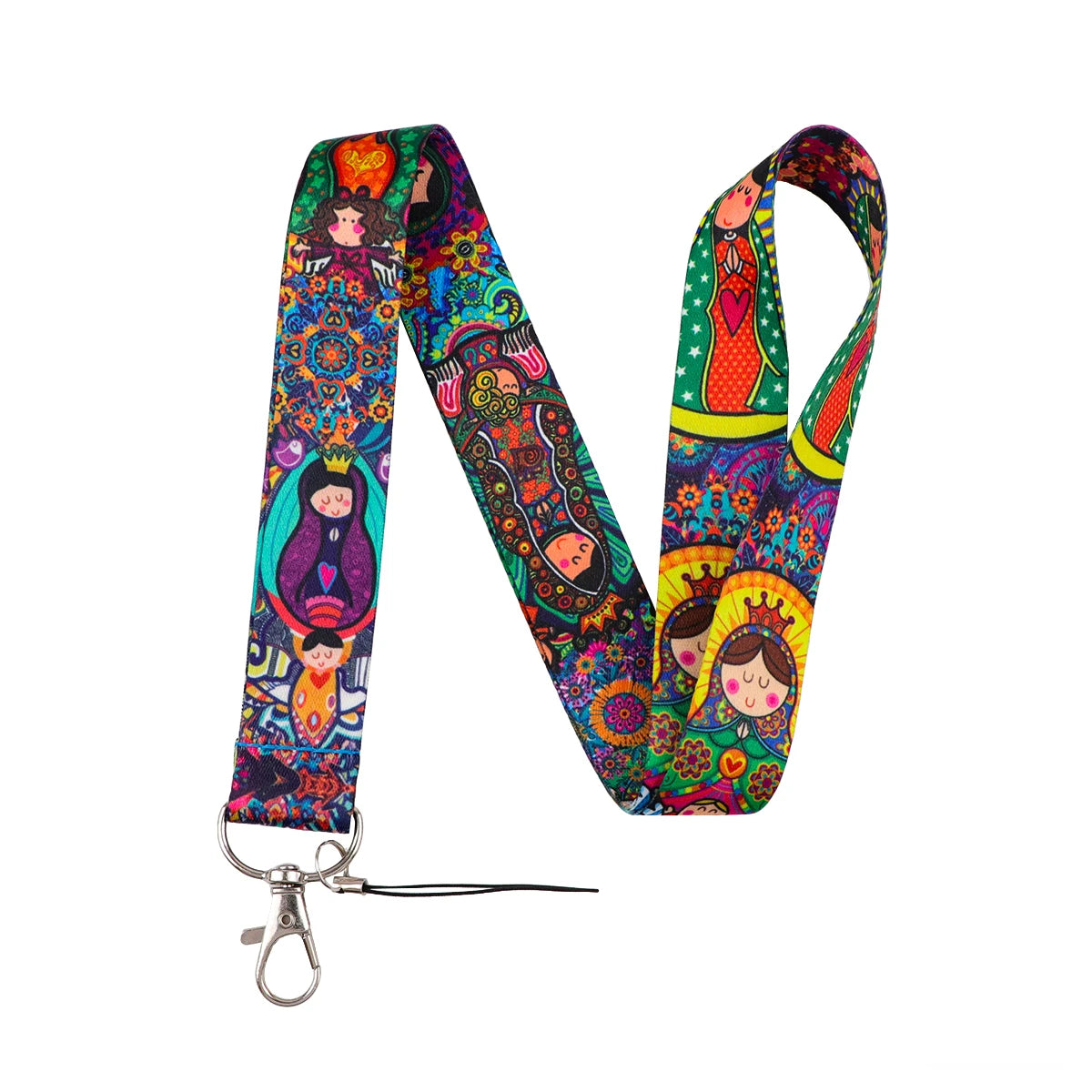 Cute Anime Lanyards For Key Neck Strap Lanyards ID Badge Holder Keychain Key Holder Hang Rope Keyrings Accessories Gifts