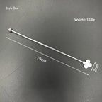 ♩Stainless Steel Stirring Stick Long Handle Bar Spoon Star Heart Shape Cocktail Stirrer For Coffee Milk Tea Home Cafe Decor 1PC