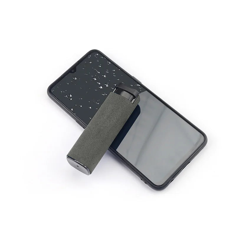 2 in 1 Screen Cleaner Spray for Mobile Phone PC Tablet Ipad Screen Dust Remover Microfiber Wiper Cloth Polish Cleaning Tools