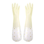 Waterproof Housework Cleaning Gloves Kitchen Cleaning Latex Household Dishwashing Laundry Gloves Wear Resistant Rubber Gloves