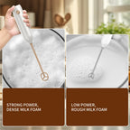 Kitchen Powerful Stirrer Milk Frother Handheld Foam Maker for Lattes,Whisk Drink Mixer for Coffee Electric Egg Beater