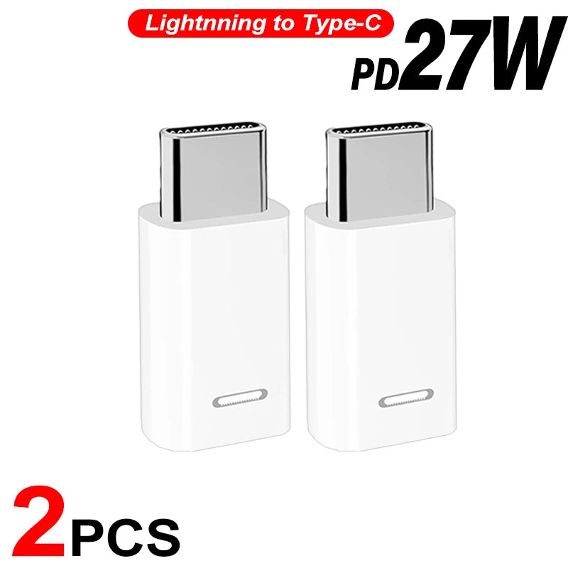 5-1Pcs Lightnning Female To Type C Male Adapter for iPhone 17 16 15 Samsung USB C Charging Converters IOS To Type C Converter