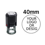 Custom Self-Inking Stamp 25/30/40/50mm Round Logo Design P Personalized Press-type Inking Stamp for Wedding Invitation Envelope