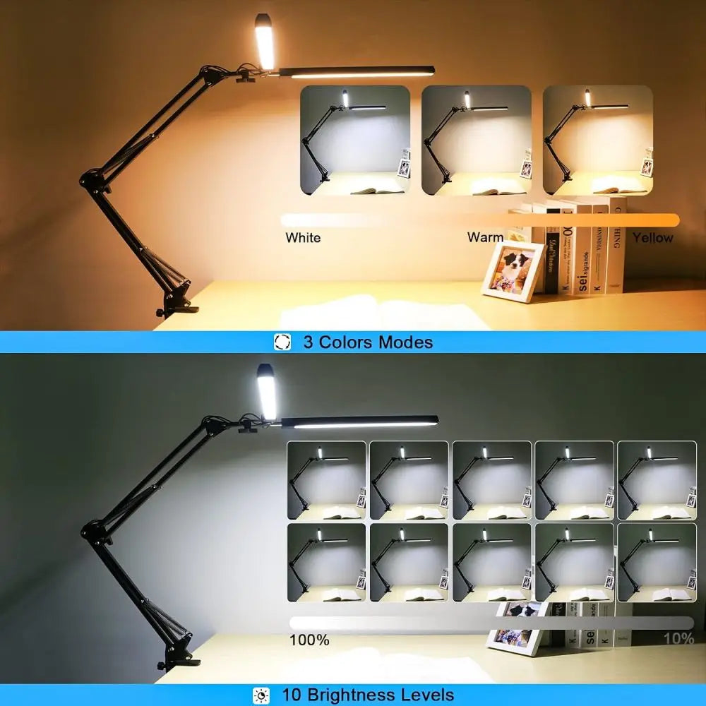 LED Desk Lamps Stepless Dimmable Led Computer Monitor Light USB Table Lamp for Office Study Reading Lighting Fixture