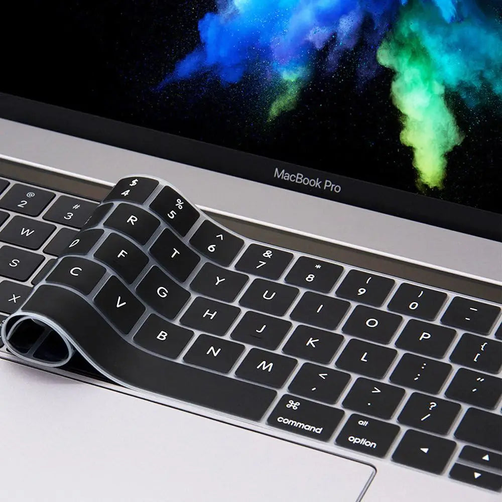 Keyboard Cover Skin for MacBook Pro with Touch Bar 13" and 15" ( Model Number A2159 A1706 A1707 A1989 A1990, 2016-20129 Release)