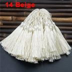 100pcs/lot 13cm Tassel Silk Fringe Silky Floss Bookmark Tassels Mini Tassels For DIY Craft Jewelry Making Souvenir Bookmarks